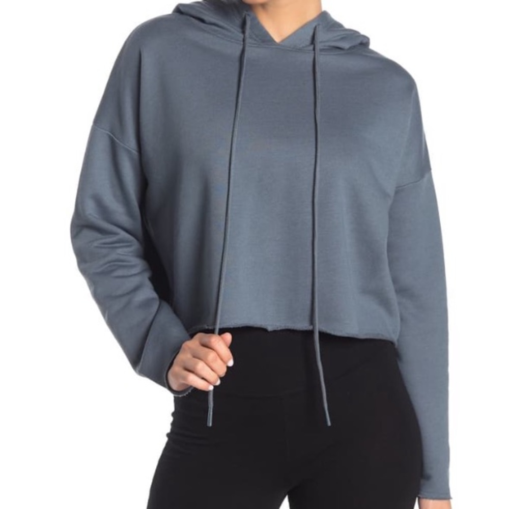 ALO Yoga Box Cropped Hoodie Sweatshirt